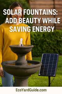 solar fountains for gardens-pin