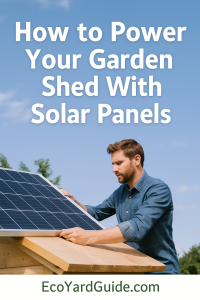 solar panels for garden shed-pin