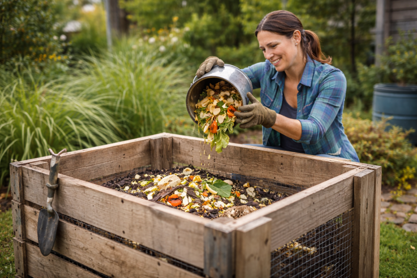 DIY compost bin