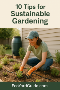 eco landscaping for beginners pin