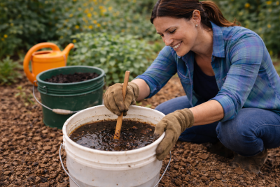 how to make compost tea