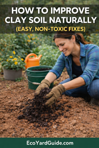 improve clay soil naturally-pin