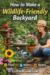 wildlife friendly yard-pin