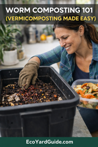 worm composting for beginners-pin