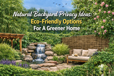 natural backyard privacy