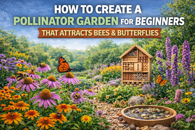 pollinator garden for beginners