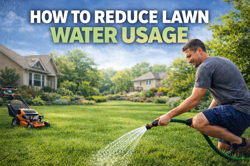 reduce lawn water usage
