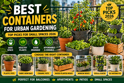 best containers for urban gardening