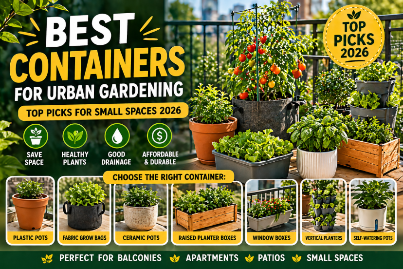 best containers for urban gardening
