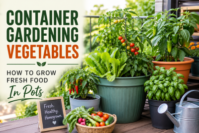 container gardening vegetables