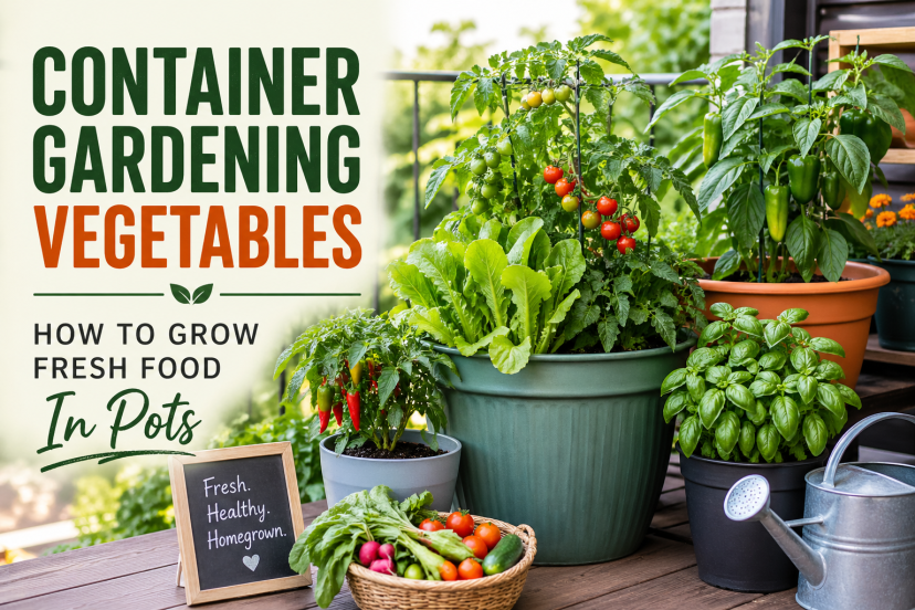 container gardening vegetables
