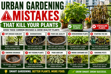 urban gardening mistakes