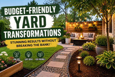 budget-friendly yard transformations