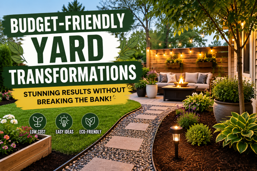 budget-friendly yard transformations