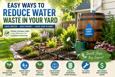 reduce water waste yard