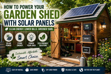 solar panels for garden shed